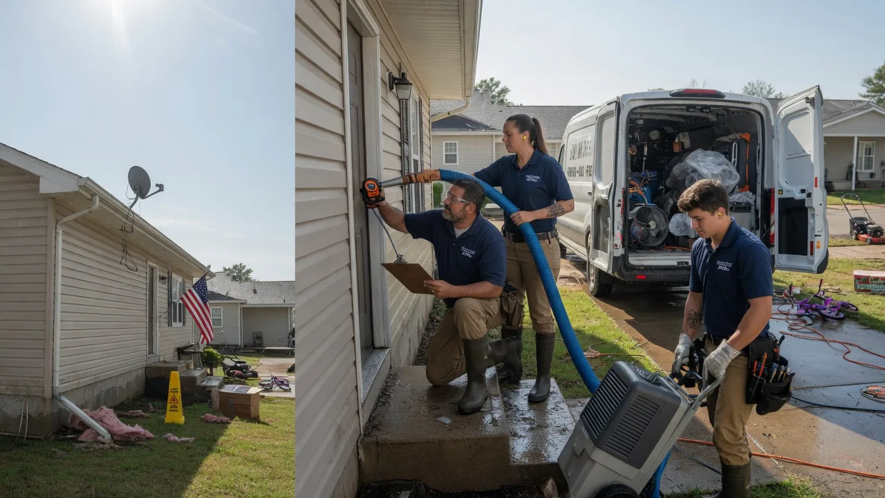 Ceiling Water Damage Restoration in Gladbrook, IA near me